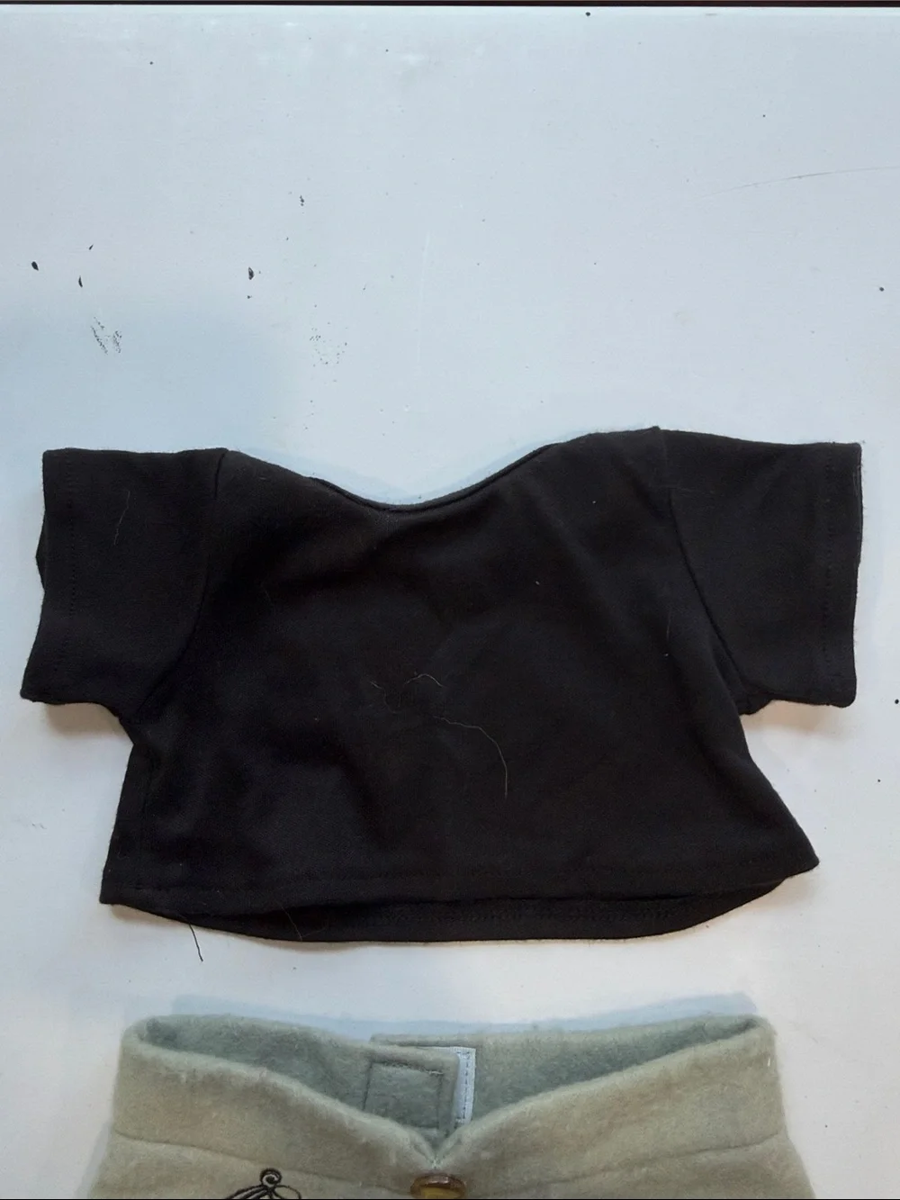 Plush Clothing Set Fits Build-A-Bear Grey Skirt & Black Poodle